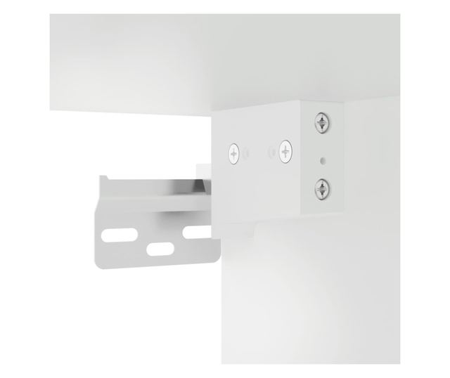 kézműves tölgy színű szerelt fa függőszekrény 80x31x60 cm