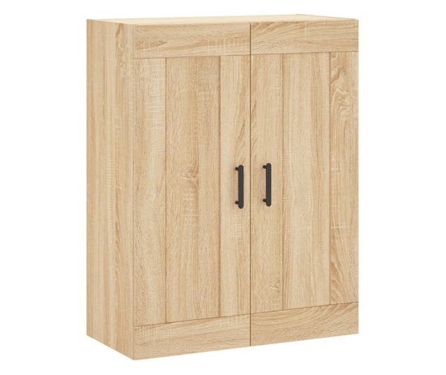 Висок шкаф, дъб сонома, 69,5x34x180 см, инженерно дърво