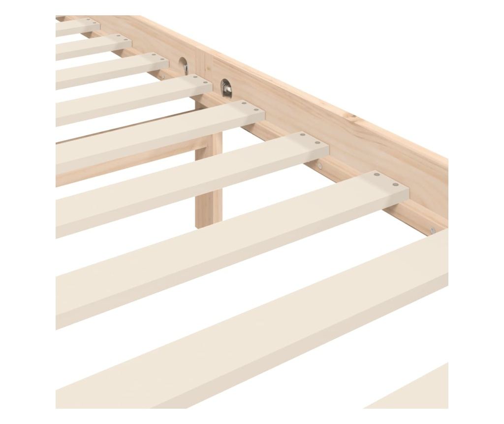Рамка за легло с табла 200x200 см, масив бор - 10