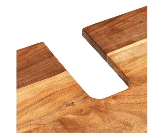 Σετ Επίπλων Μπάνιου από Μασίφ Ξύλο Ακακίας 2 τεμαχίων