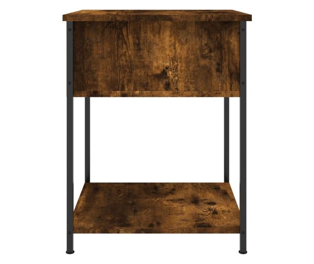 Nightstand, Smoked Oak, 44x45x58 cm, Composite Wood