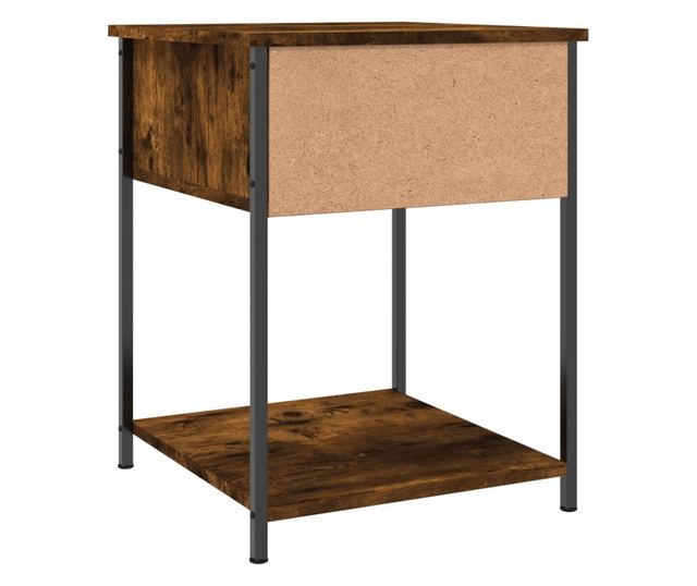 Nightstand, Smoked Oak, 44x45x58 cm, Composite Wood