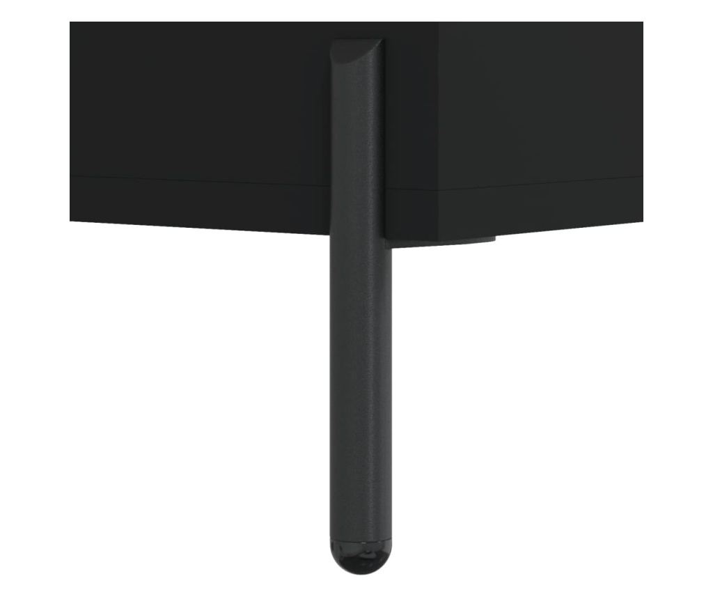 "Komoda, crna, 69,5x34x90 cm, kompozitno drvo" - 11