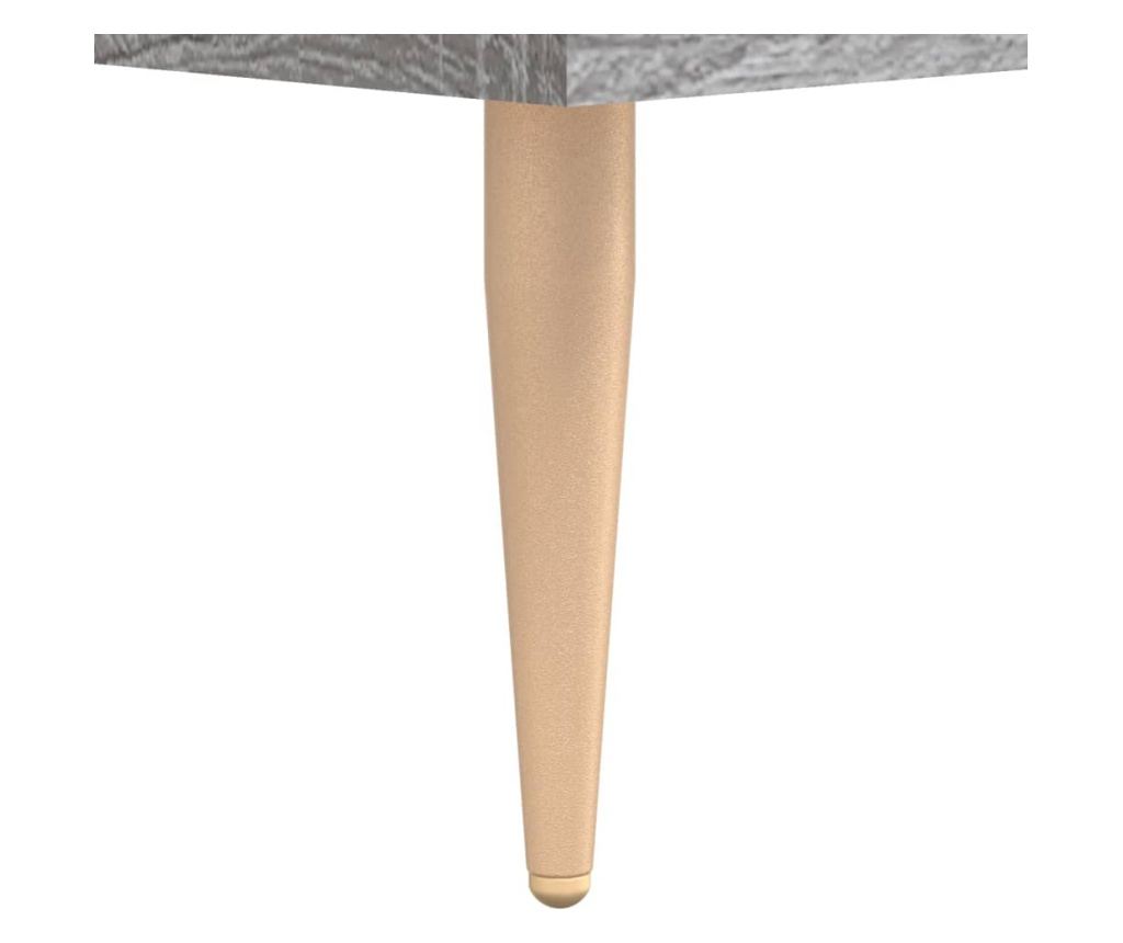 TV komoda, siva sonoma, 150x30x50 cm, kompozitno drvo - 10