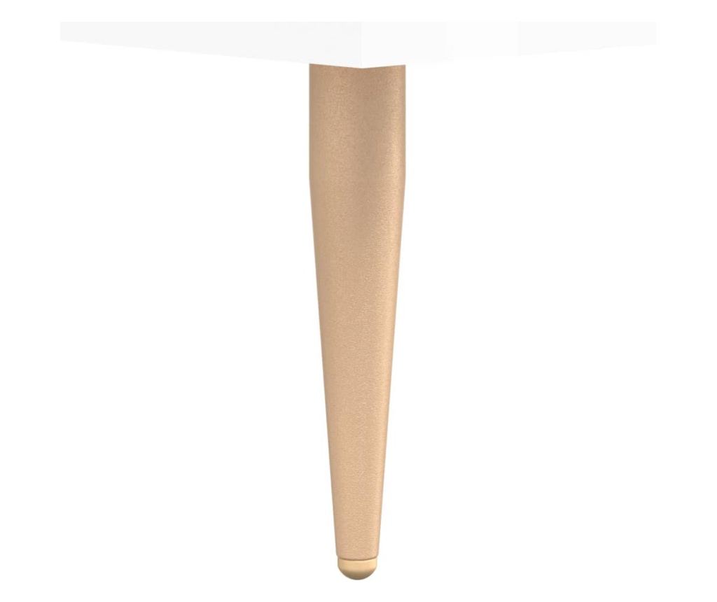 Visoka ormar, bijela visokog sjaja, 69,5x34x180 cm, kompozitno drvo - 11