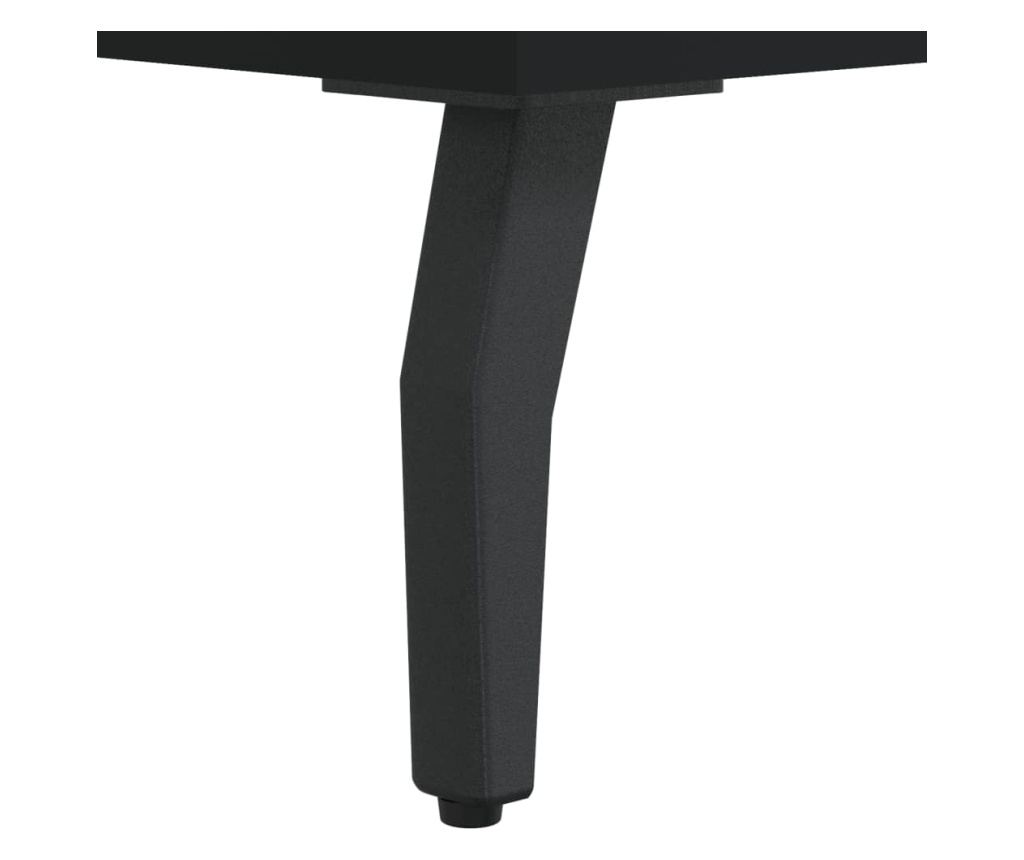 Visoka crna komoda, 69,5x34x180 cm, kompozitno drvo - 12