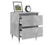 Noćni ormarići, 2 kom, betonsko siva, 40x35x50 cm, konstruirano drvo thumbnail 4