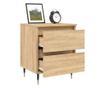 Noćni ormarići, 2 kom., sonoma hrast, 40x35x50 cm, kompozitno drvo thumbnail 4