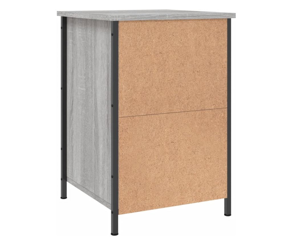Noćni ormarići, 2 kom, boja hrasta Sonoma, 40x42x60 cm, Konstruirano drvo - 9