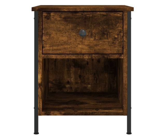 Nightstand, 2 pcs, smoked oak, 40x42x50 cm, composite wood