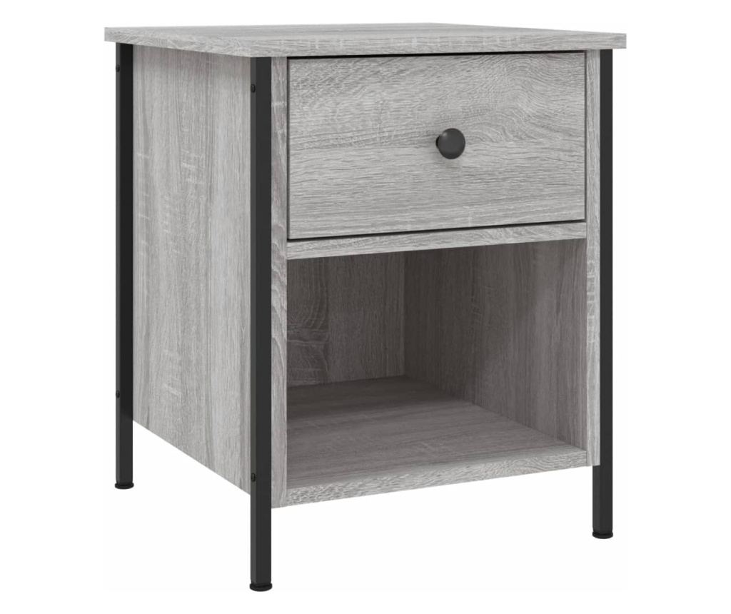 Noćni ormarići, 2 kom, boja hrasta sonoma, 40x42x50 cm, konstruirano drvo - 3