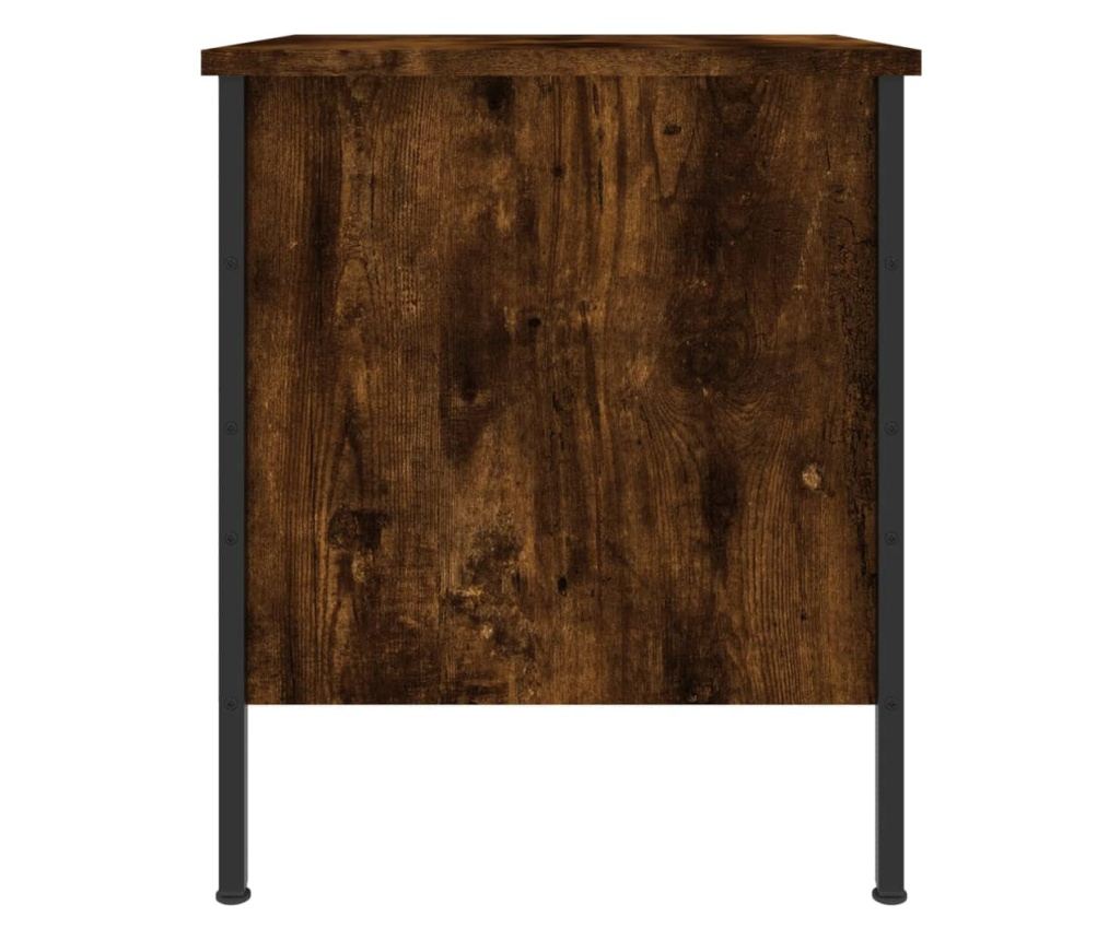 Noćni ormarići, 2 kom, dimljeni hrast, 40x42x50 cm, kompozitno drvo - 8