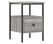 Noćni ormarići, 2 kom, sonoma siva, 34x36x50 cm, konstruirano drvo thumbnail 3