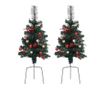 Umetne LED božične drevesca za pot 2 kosa 76 cm PVC thumbnail 2