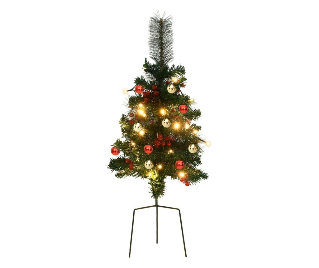 Umetne LED božične drevesca za pot 2 kosa 76 cm PVC - 3