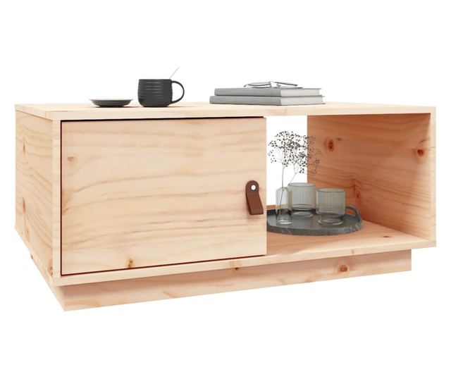Mizica za kavo, 80x50x35,5 cm, masivno borovo leso