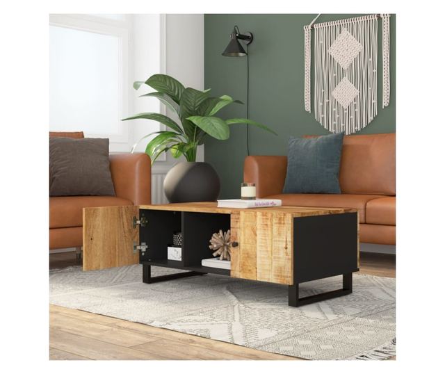 Stolić za kavu, 100x54x40 cm, masivno drvo manga/obrađeno drvo