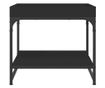 Stolić za kavu, crni, 49,5x49,5x45 cm, konstruirano drvo thumbnail 4