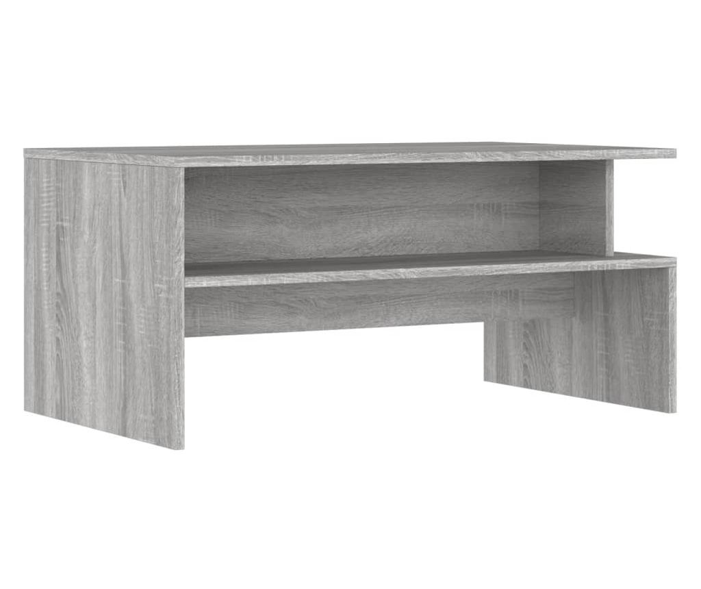 Stolić za kavu, siva sonoma, 90x55x42,5 cm, obrađeno drvo - 6