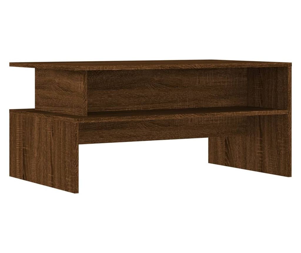 Stolić za kavu, smeđi hrast, 90x55x42,5 cm, obrađeno drvo - 2