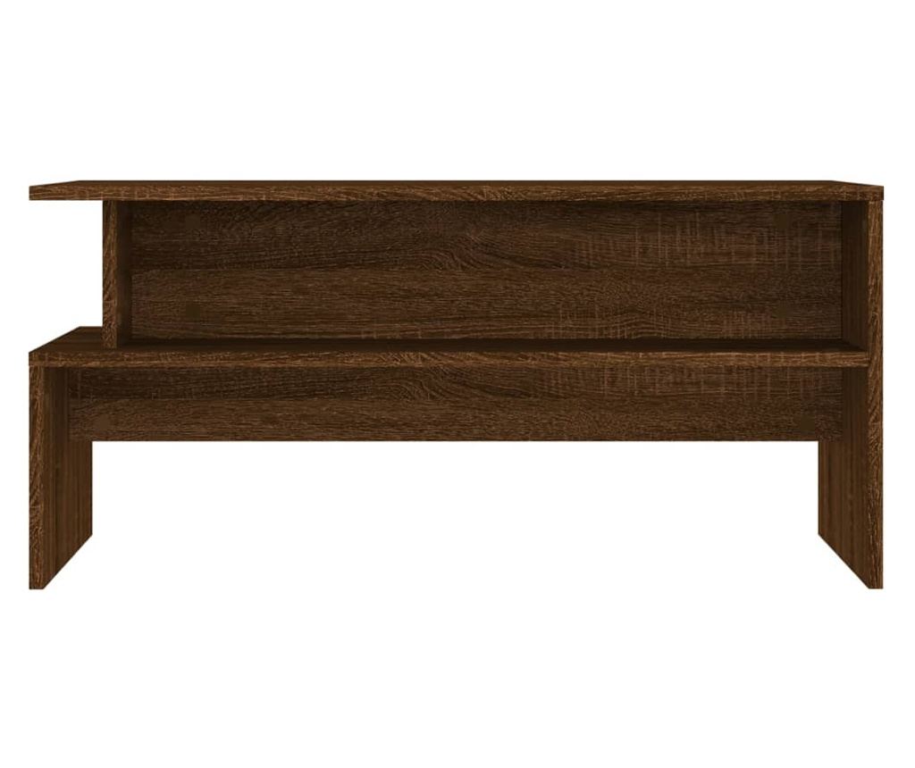 Stolić za kavu, smeđi hrast, 90x55x42,5 cm, obrađeno drvo - 4