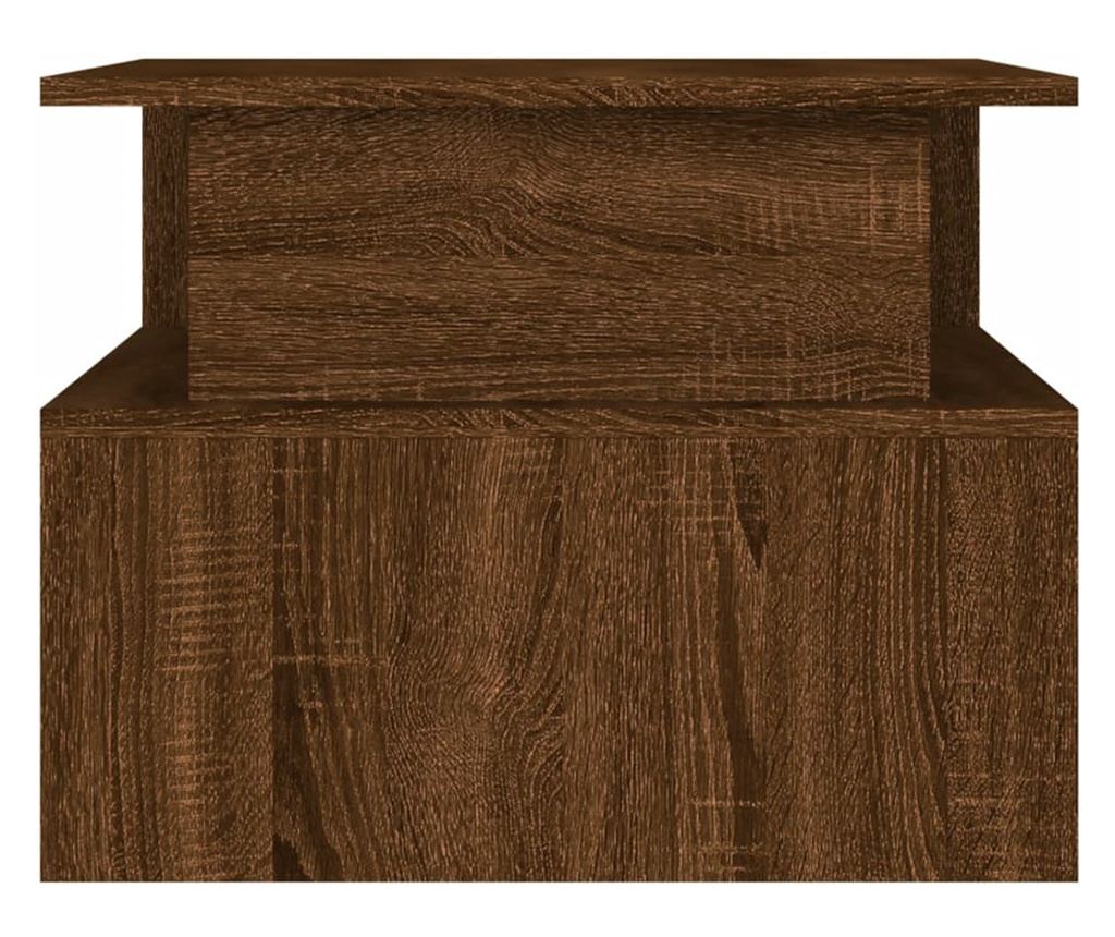 Stolić za kavu, smeđi hrast, 90x55x42,5 cm, obrađeno drvo - 5