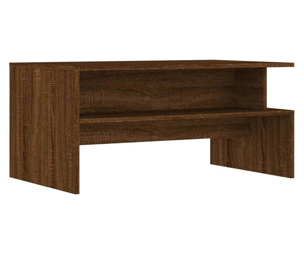 Stolić za kavu, smeđi hrast, 90x55x42,5 cm, obrađeno drvo - 6