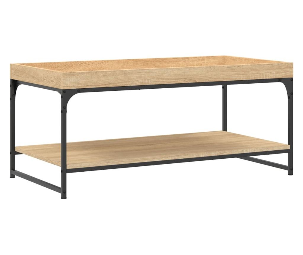 Stolić za kavu, hrast sonoma, 100x49x45 cm, obrađeno drvo - 6