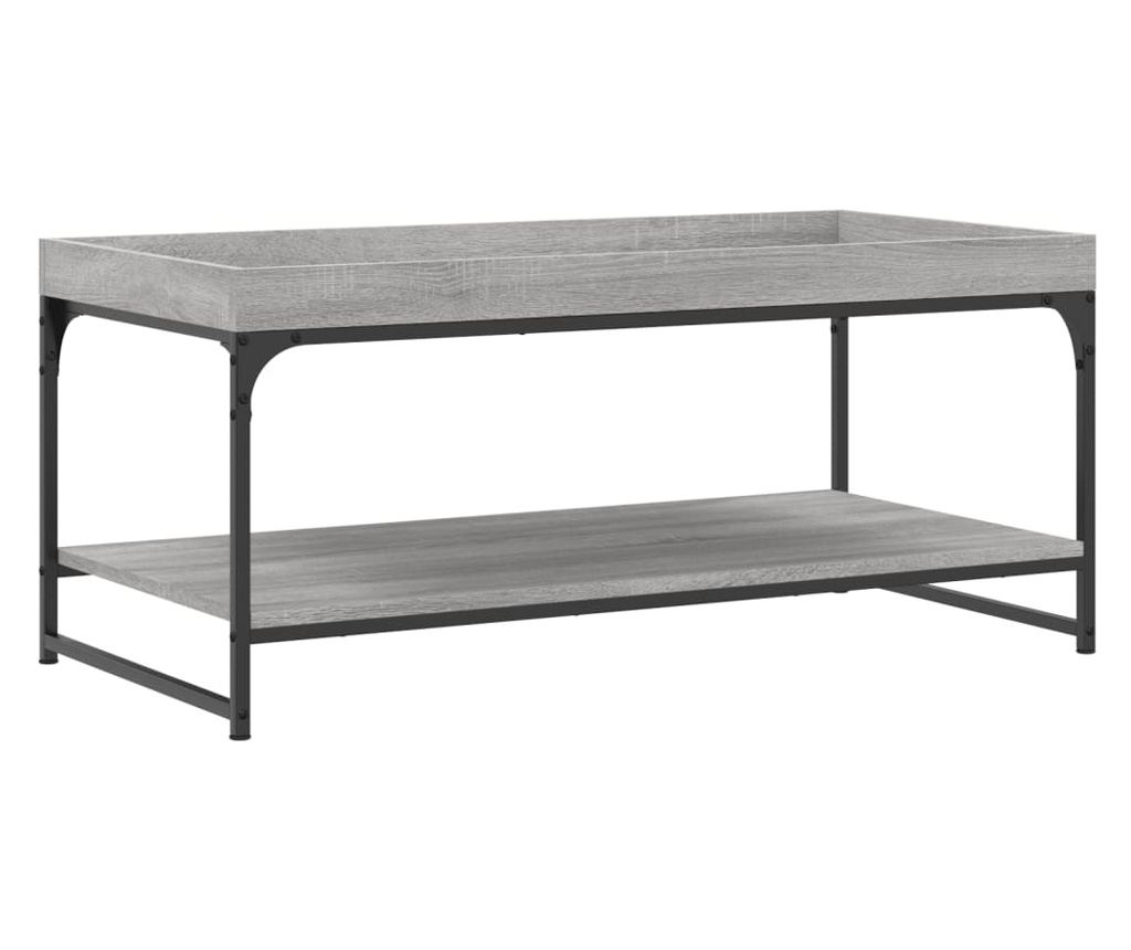 Stolić za kavu, siva sonoma, 100x49x45 cm, obrađeno drvo - 2