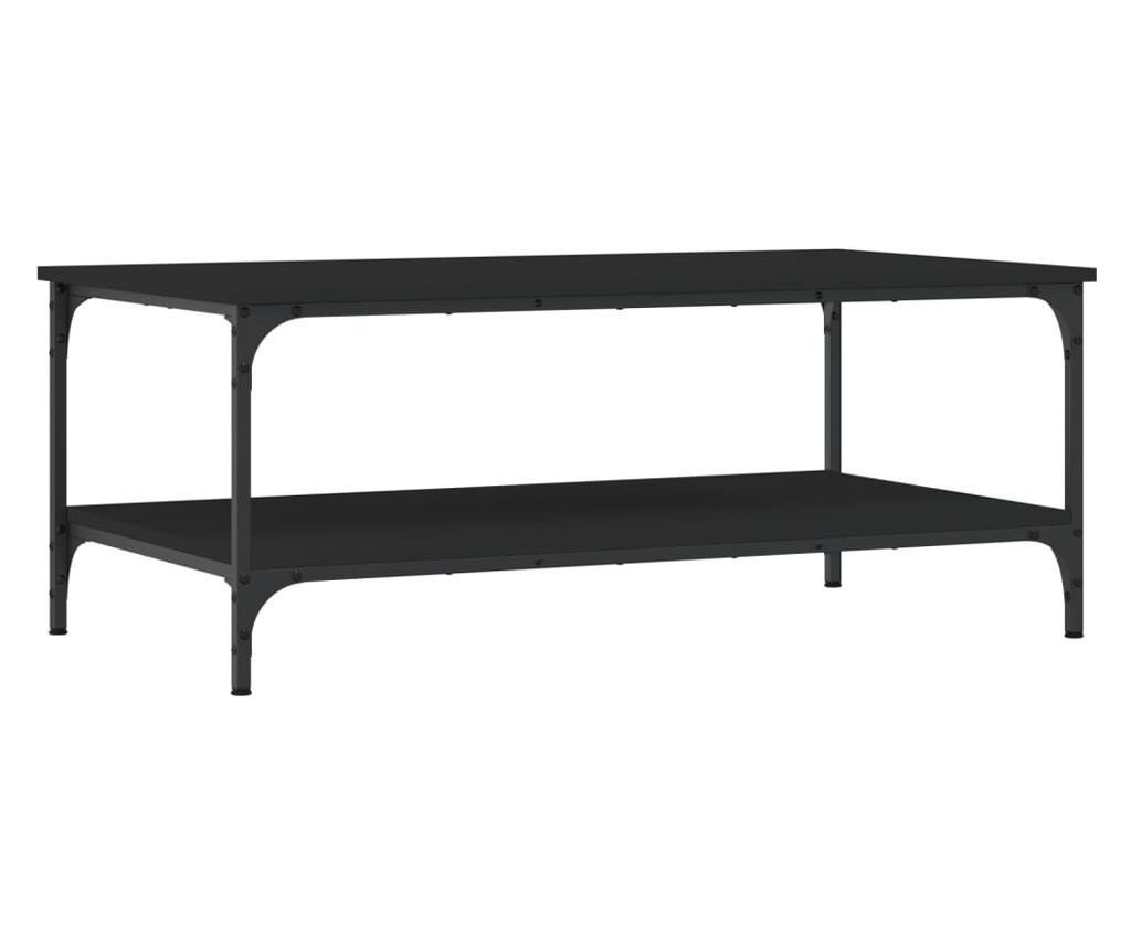 Stolić za kavu, crni, 100x55x40 cm, kompozitno drvo - 2