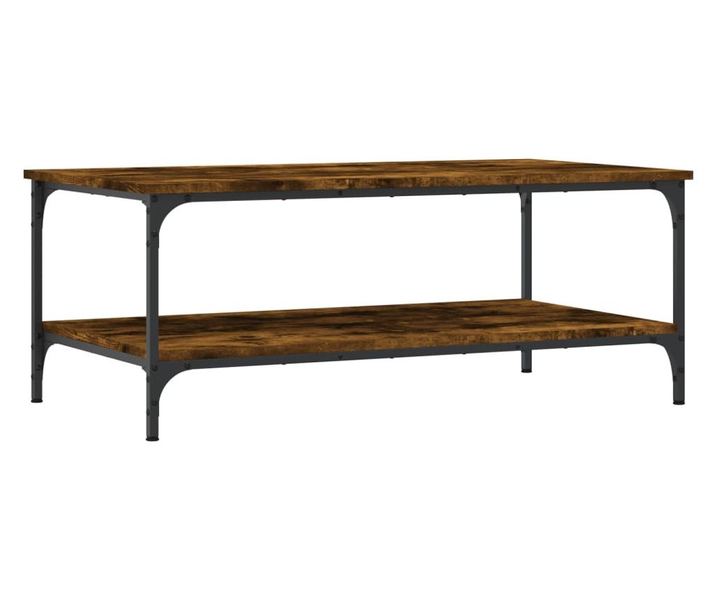 Stolić za kavu, dimljeni hrast, 100x55x40 cm, obrađeno drvo - 2