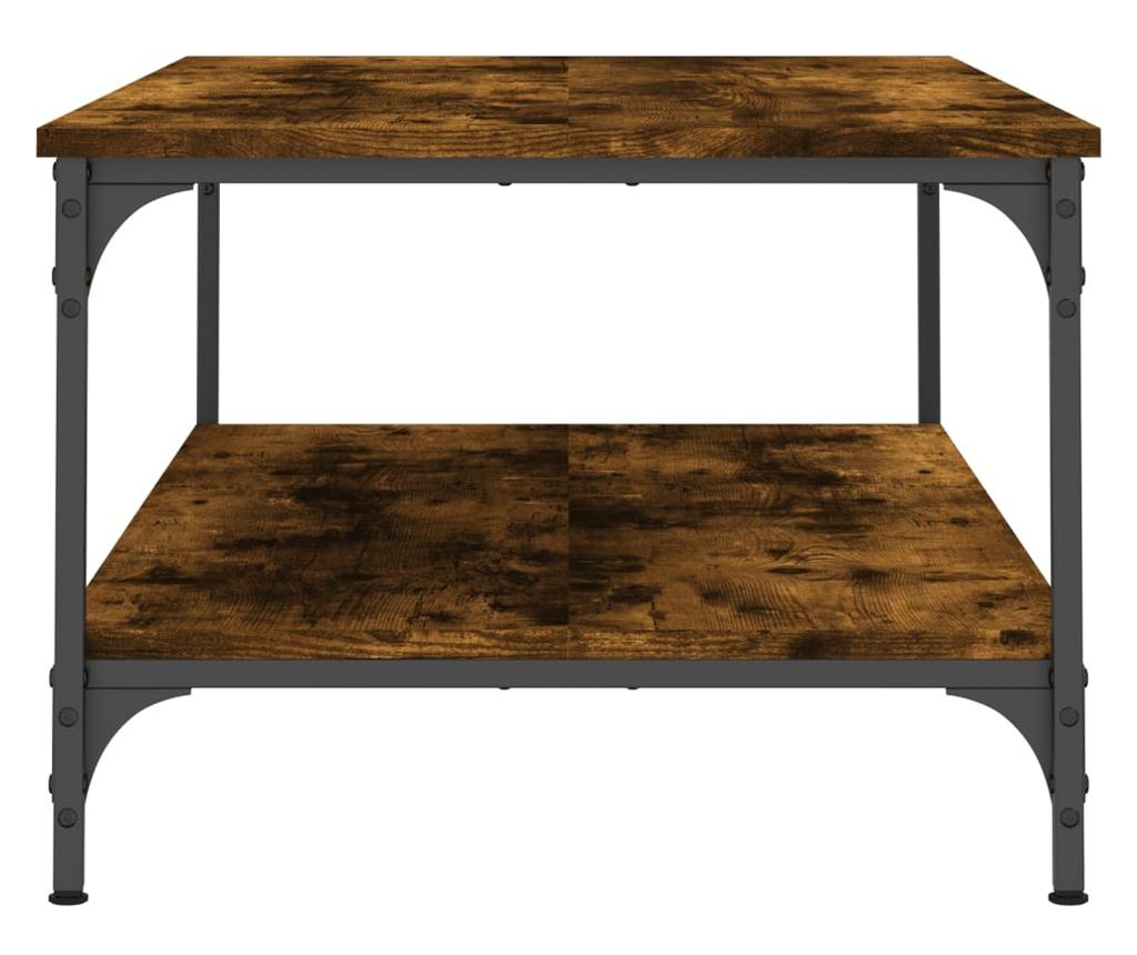 Stolić za kavu, dimljeni hrast, 100x55x40 cm, obrađeno drvo - 5