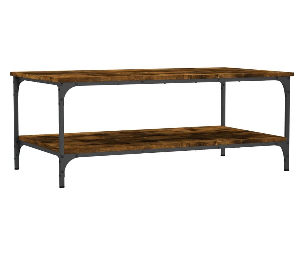 Stolić za kavu, dimljeni hrast, 100x55x40 cm, obrađeno drvo - 6