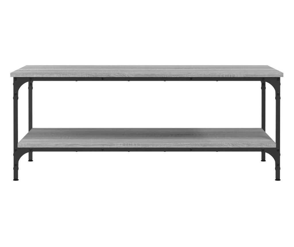 Stolić za kavu, siva sonoma, 100x55x40 cm, obrađeno drvo - 4