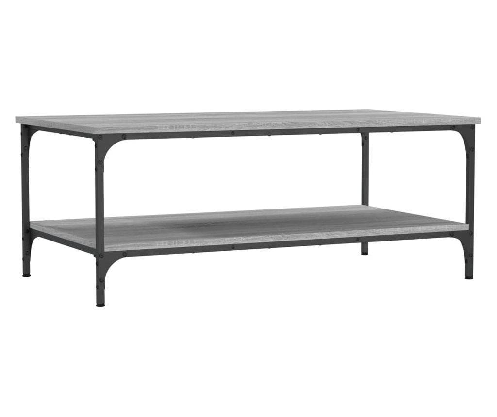 Stolić za kavu, siva sonoma, 100x55x40 cm, obrađeno drvo - 6