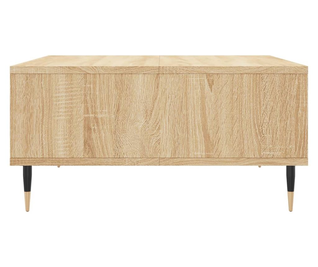 Stolić za kavu, sonoma hrast, 60x60x30 cm, kompozitno drvo - 5