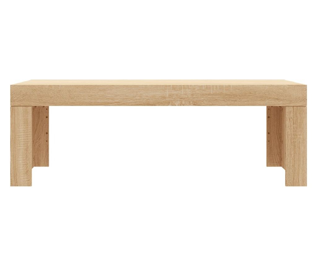 Stolić za kavu, sonoma hrast, 102x50x36 cm, obrađeno drvo - 4