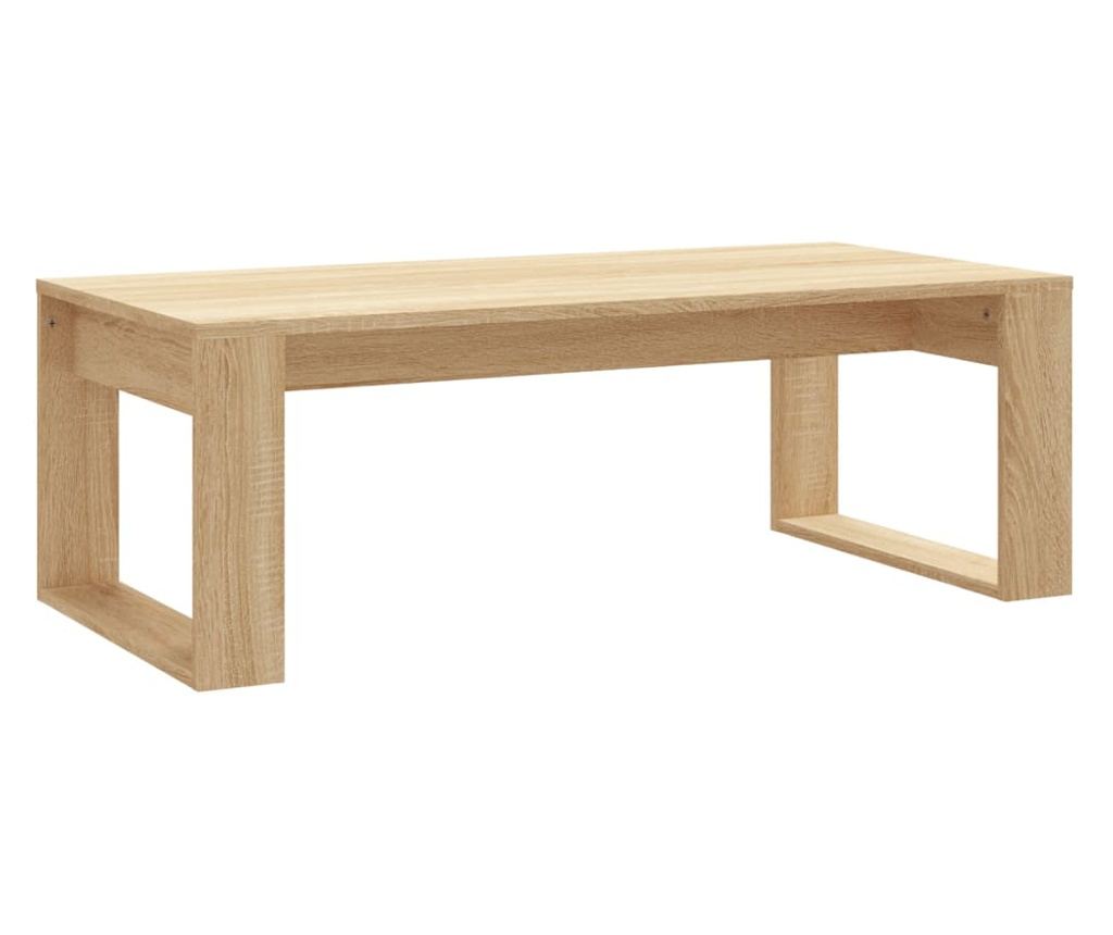 Klub stol, sonoma hrast, 102x50x35 cm, konstruirano drvo - 2