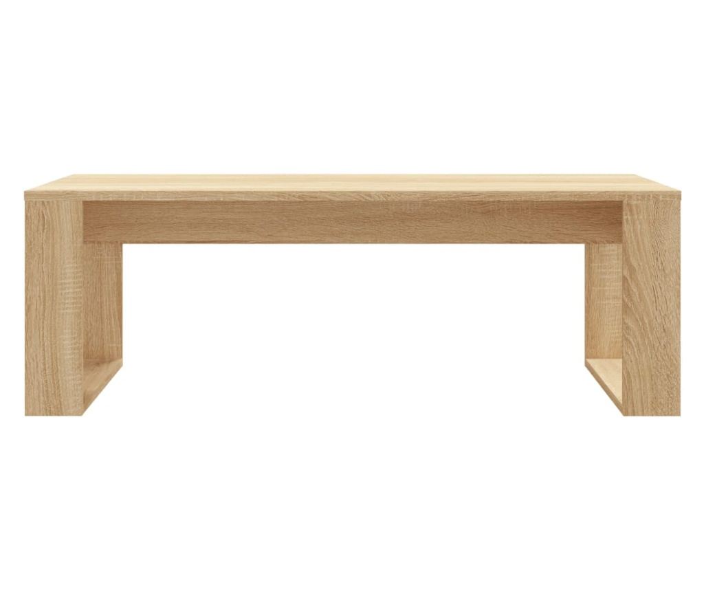 Klub stol, sonoma hrast, 102x50x35 cm, konstruirano drvo - 4