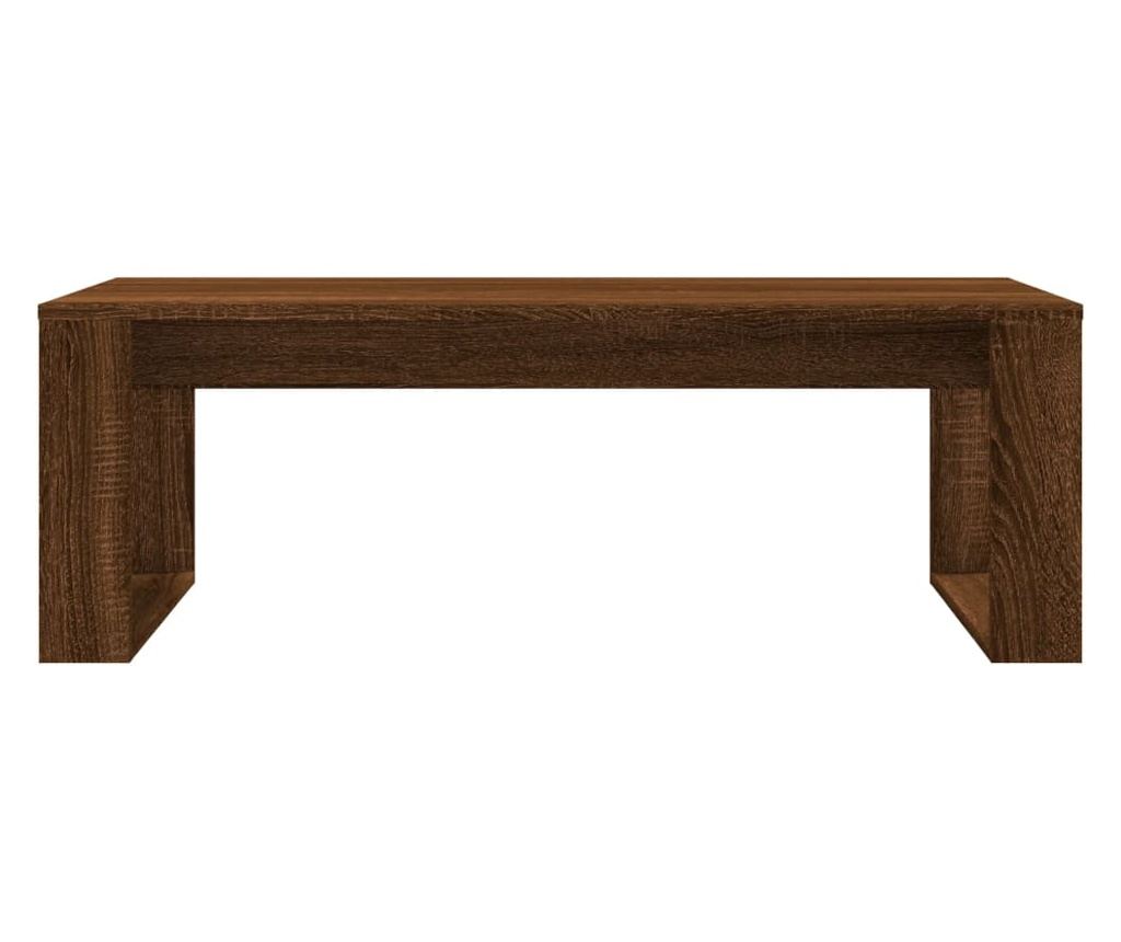 Klub stol, smeđi hrast, 102x50x35 cm, konstruirano drvo - 4