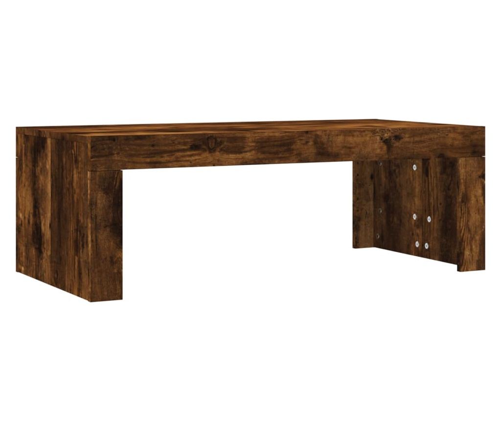 Stolić za kavu, dimljeni hrast, 102x50x36 cm, obrađeno drvo - 2