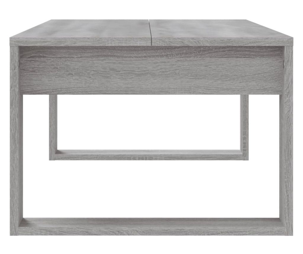Stolić za kavu, siva sonoma, 102x50x35 cm, obrađeno drvo - 5