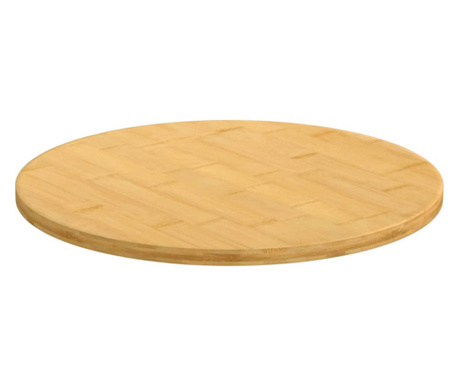 Blat de masă, Ø30x1,5 cm, bambus
