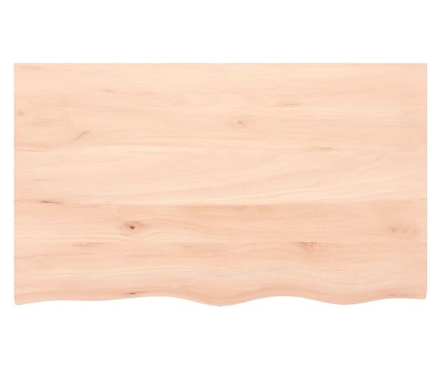 Falra szerelhet polc, 100x60x4 cm, kezeletlen tmr tlgyfa