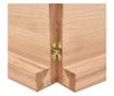 Vilgosbarna fali polc 140x40x6 cm tmr tlgyfbl
