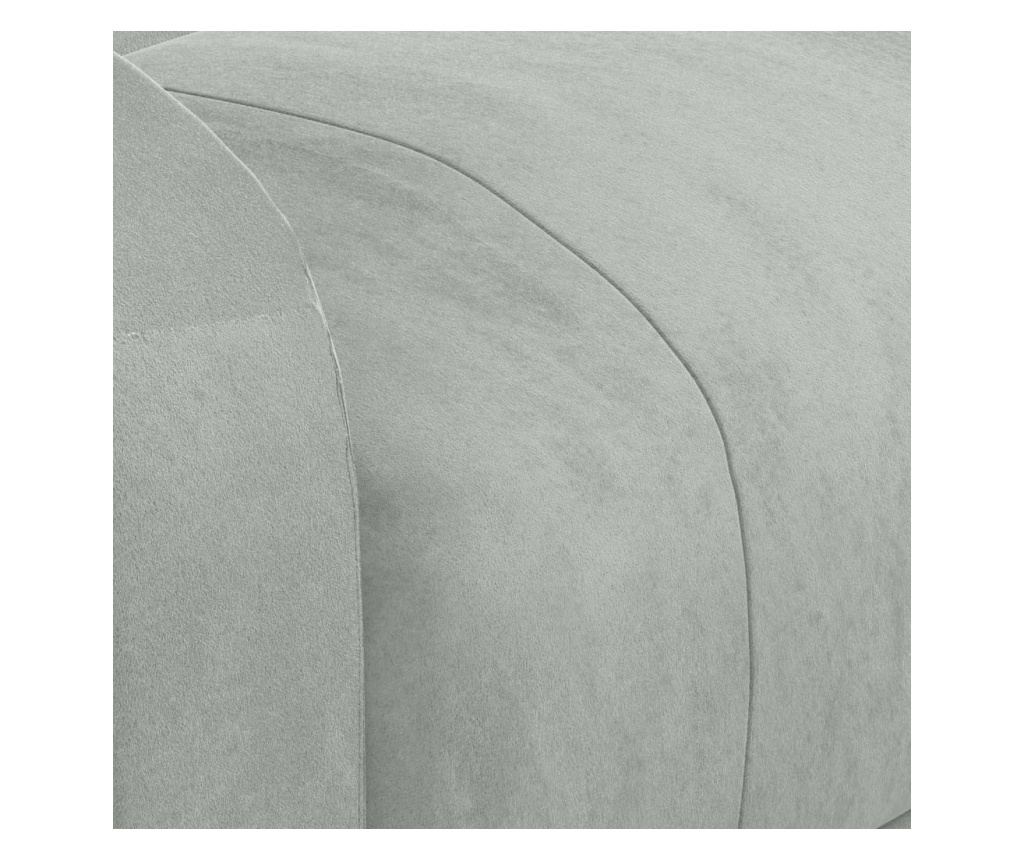 Dvignjivi naslanjač, svetlo siv, žamet - 8