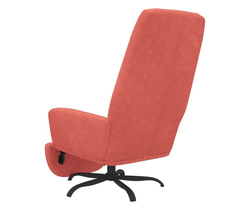 Sedežna garnitura z taburejem, roza, žamet - 6