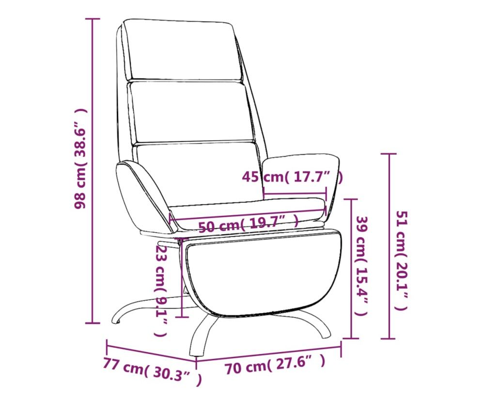 Sedežna garnitura z taburejem, rjava, žamet - 9