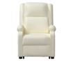 Zložljiv fotelj s dvigom, krem, ekološka usnja thumbnail 3