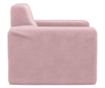 Otroški kavč, roza, mehek pliš thumbnail 4